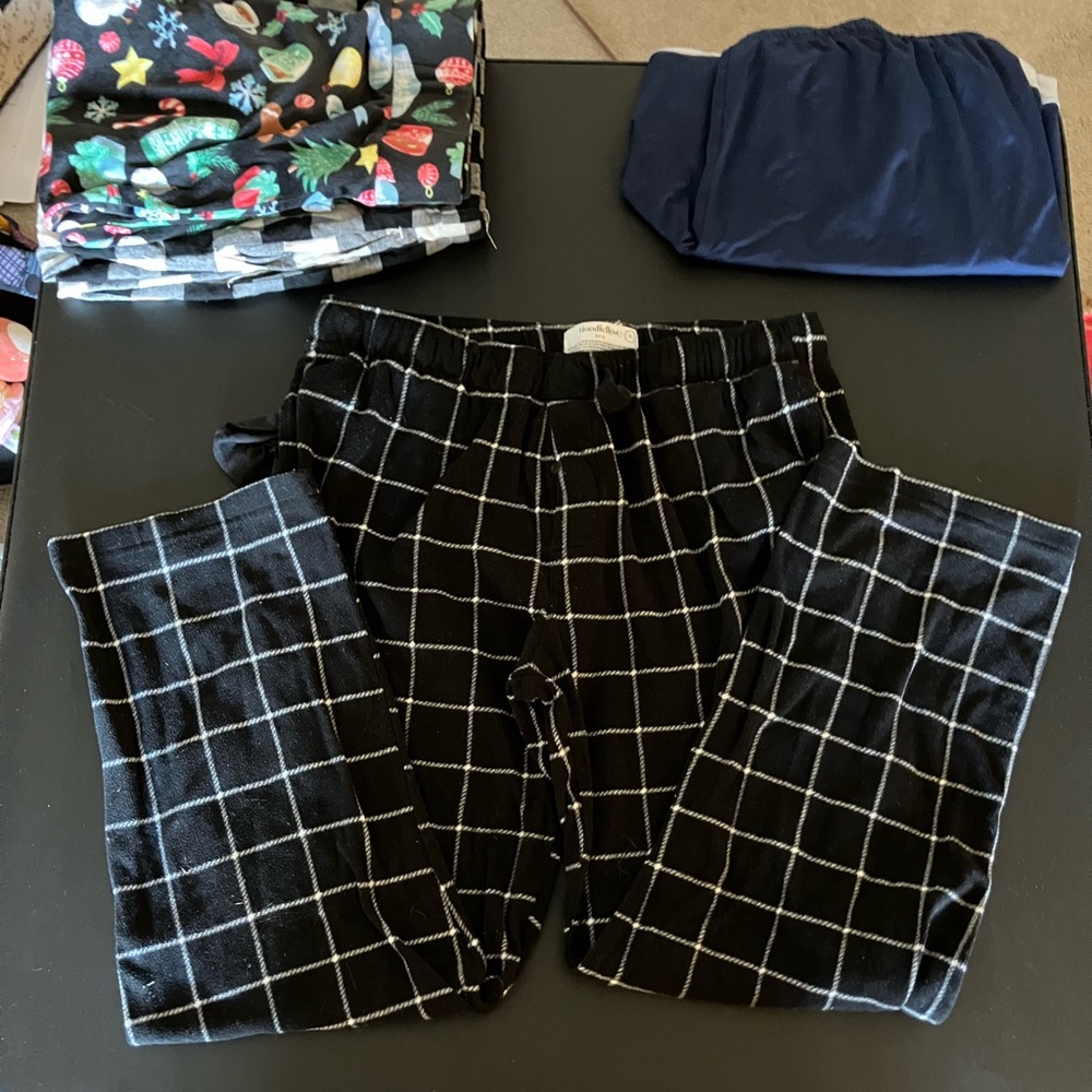 Goodfellow & Co Black and White Patterned Pajama Pants